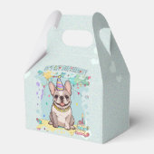 Schattigee Franse Bulldog Pastel Het is mijn verja Bedankdoosjes (Voorkant Zijde)