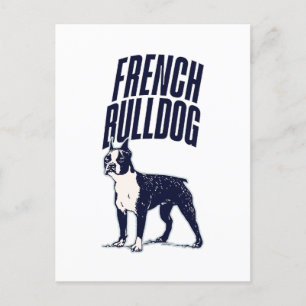 Schattigee Franse Bulldog Pet Breed Lover Briefkaart