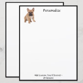 Schattigee Franse Bulldog Pet Lover gepersonalisee (Voorkant / Achterkant)