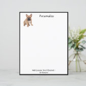 Schattigee Franse Bulldog Pet Lover gepersonalisee (Staand voorkant)