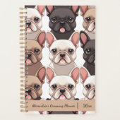 Schattigee Franse Bulldog Planner (Voorkant)