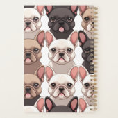 Schattigee Franse Bulldog Planner (Achterkant)