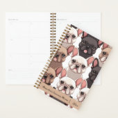 Schattigee Franse Bulldog Planner (Display)