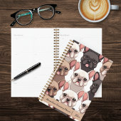 Schattigee Franse Bulldog Planner