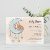 Schattigee Franse Bulldog Puppy Blue Moon Baby sho Kaart (Staand voorkant)