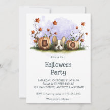 Schattigee Franse Bulldog Puppy Halloween Party