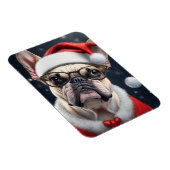 Schattigee Franse Bulldog Santa Christmas Holiday  Magneet (Rechterzijde)