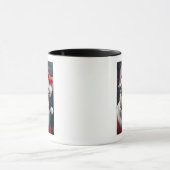 Schattigee Franse Bulldog Santa Christmas Holiday  Mok (Midden)