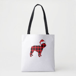 Schattigee Franse Bulldog Santa Hat Christmas Red  Tote Bag