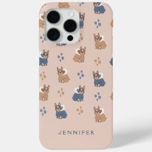  Schattigee Franse Bulldog & Terrier iPhone 15 Pro Max Hoesje