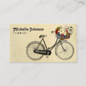 Schattigee Franse fietsbloemen | bloemist Visitekaartje (Voorkant)