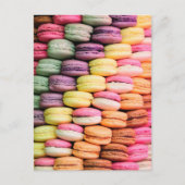 Schattigee Franse Macaron Cookies Briefkaart (Voorkant)