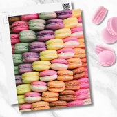Schattigee Franse Macaron Cookies Briefkaart