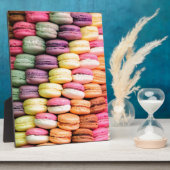 Schattigee Franse Macaron Cookies Fotoplaat (Zijkant)