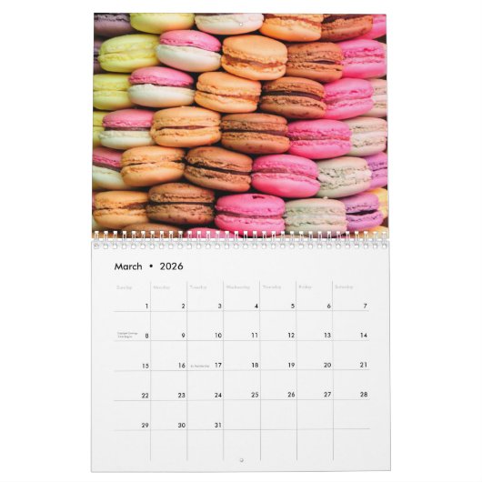 Schattigee Franse Macaron Cookies Kalender (Mar 2026)