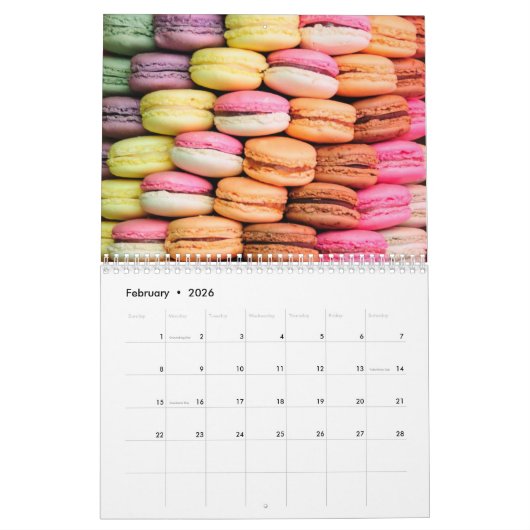 Schattigee Franse Macaron Cookies Kalender (Feb 2026)