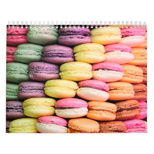 Schattigee Franse Macaron Cookies Kalender (Hoes)