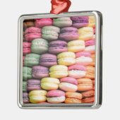 Schattigee Franse Macaron Cookies Metalen Ornament (Links)