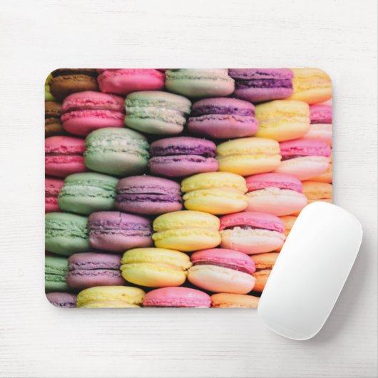 Schattigee Franse Macaron Cookies Muismat (Met muis)