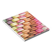 Schattigee Franse Macaron Cookies Notitieblok (Schuin)