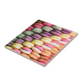 Schattigee Franse Macaron Cookies Tegeltje (Zijkant)