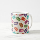 Schattigee Franse Macaron Pattern Koffiemok (Voorkant rechts)