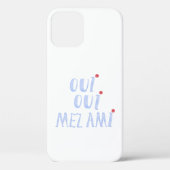 Schattigee Franse oui oui ja mijn vrienden Case-Mate iPhone Case (Achterkant)
