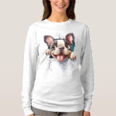 Schattigee Franse stier T-shirt (Voorkant)