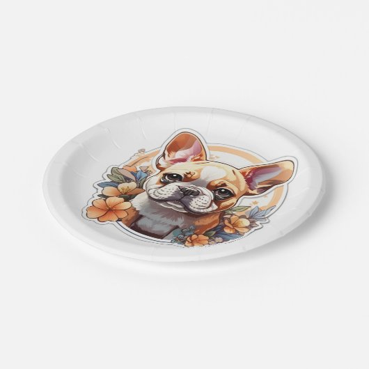  Schattigee Frenchie Papieren Bordje (Gekanteld)