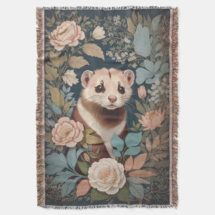 Schattigee fret Elegante pastel bloementuin Deken