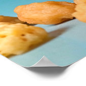 Schattigee fret eten kaas puffs poster (Hoek)