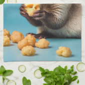 Schattigee fret eten kaas puffs theedoek (Gevouwen)