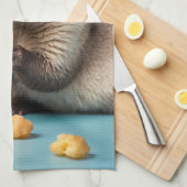 Schattigee fret eten kaas puffs theedoek (Quarter Fold)