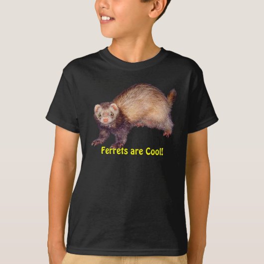 Schattigee fret's zijn Cool Animal-lover's T-shirt (Voorkant)