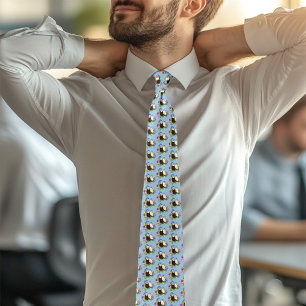 Schattigee Fretten Bloemen Stropdas