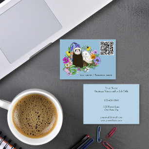 Schattigee Fretten Bloemen Visitekaartje