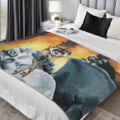 Schattigee frettensleutels Cherub Fleece Deken