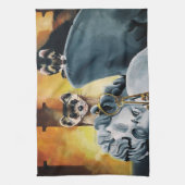 Schattigee frettensleutels Cherub Theedoek (Verticaal)