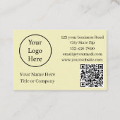 Schattigee frettensleutels Cherub Visitekaartje (Achterkant)