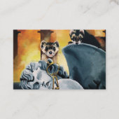 Schattigee frettensleutels Cherub Visitekaartje (Voorkant)