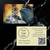 Schattigee frettensleutels Cherub Visitekaartje