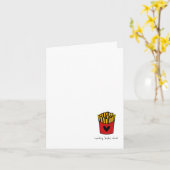 Schattigee frieten IVF/Embryo transfer aanmoedigin Kaart (Gele Bloem)