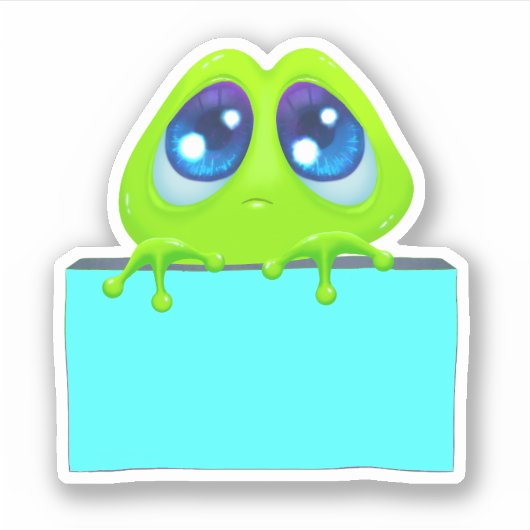 Schattigee Frog Planner Sticker Kleurrijk plakboek (Voorkant)