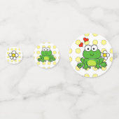 Schattigee Frog Verjaardagstafel Confetti (Achterkanten)