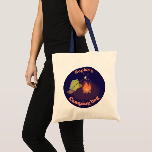 Schattigee Froggie campingtas Tote Bag (Voorkant (product))