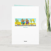 Schattigee Froggy in liefde met aangepaste tekst Kaart (Achterkant)