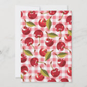 Schattigee Fruit Cherry Sweet Birthday Kaart (Achterkant)