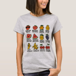 Schattigee Fruit Stickers Bundel – Funny Summer T-shirt