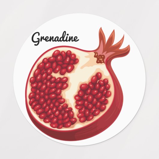 Schattigee Fruit Stickers Fun Design School Labels (Design 1)