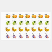Schattigee Fruit Stickers Fun Design School Labels (Vel)